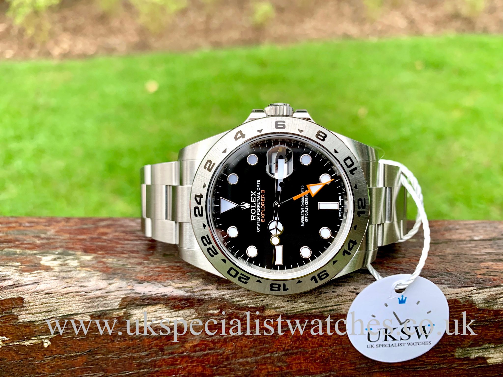 ROLEX EXPLORER II BLACK – STAINLESS 