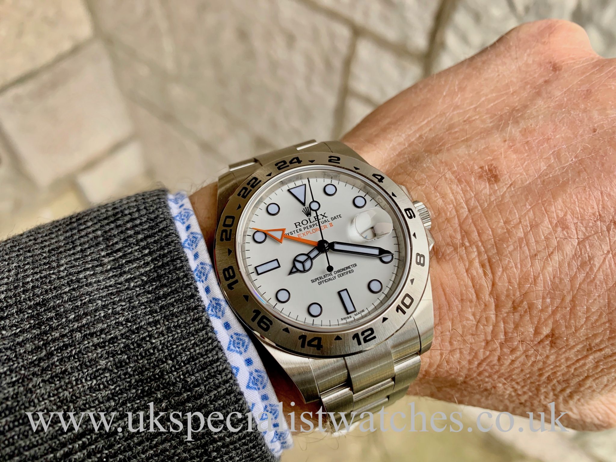 Rolex Explorer II White Dial 42mm 