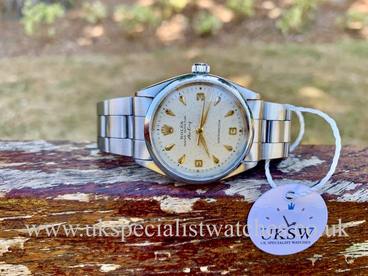Rolex 5500 Air-King - Stainless Steel - 3 6 9 Waffle Dial - Vintage 1963