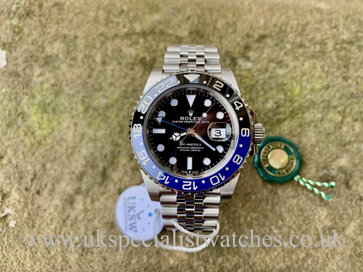 UK Specialist Watches have a GMT-Master II Steel - "BatGirl" - 126170BLNR - UNWORN 2020