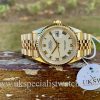 Rolex Day-Date Datejust 36mm - 18ct Yellow Gold - Porcelain Dial - 16238