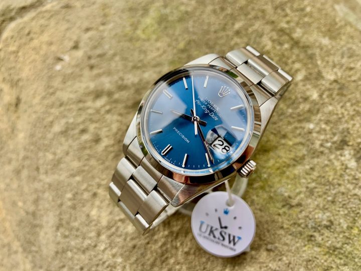 Rolex Air-king Date 5700 – Stainless Steel – Blue Dial - Vintage 1988