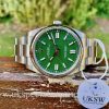 ROLEX OYSTER PERPETUAL 41MM – GREEN DIAL – NEW 2020 124300