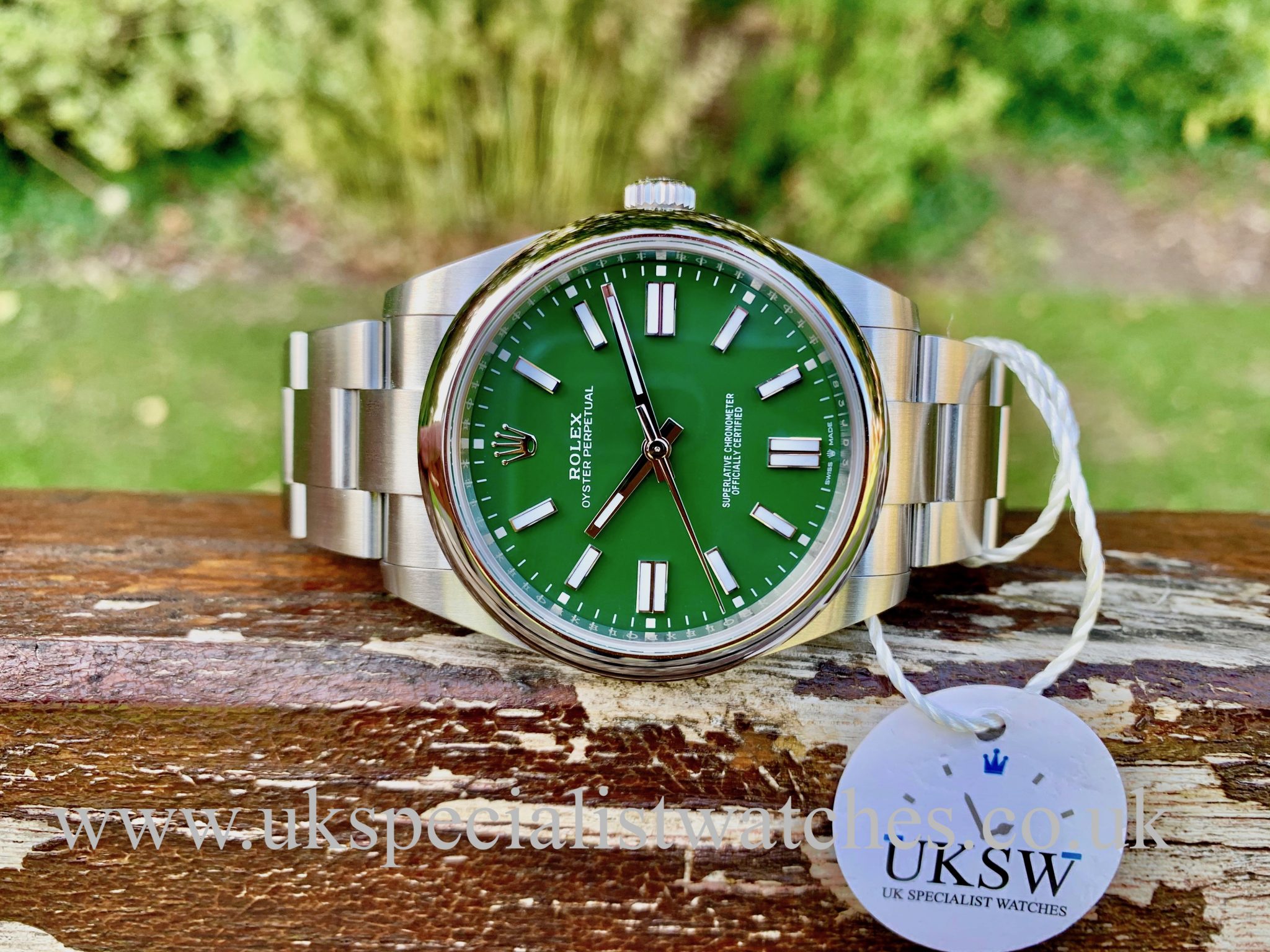 ROLEX OYSTER PERPETUAL 41MM – GREEN 