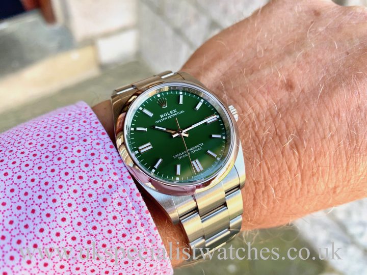 ROLEX OYSTER PERPETUAL – 36MM “GREEN 