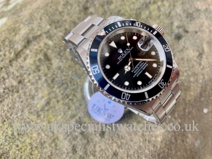 UK Specialist Watches have a ROLEX SUBMARINER DATE - 16610 - SWISS T25 DIAL - FULL SET 1998