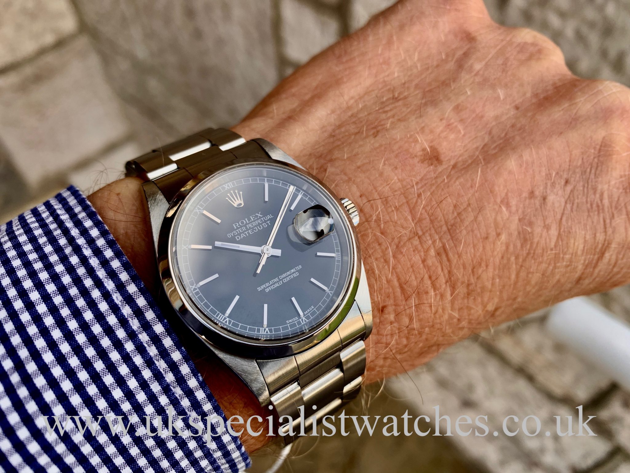 ROLEX DATEJUST 36MM – BLACK DIAL 
