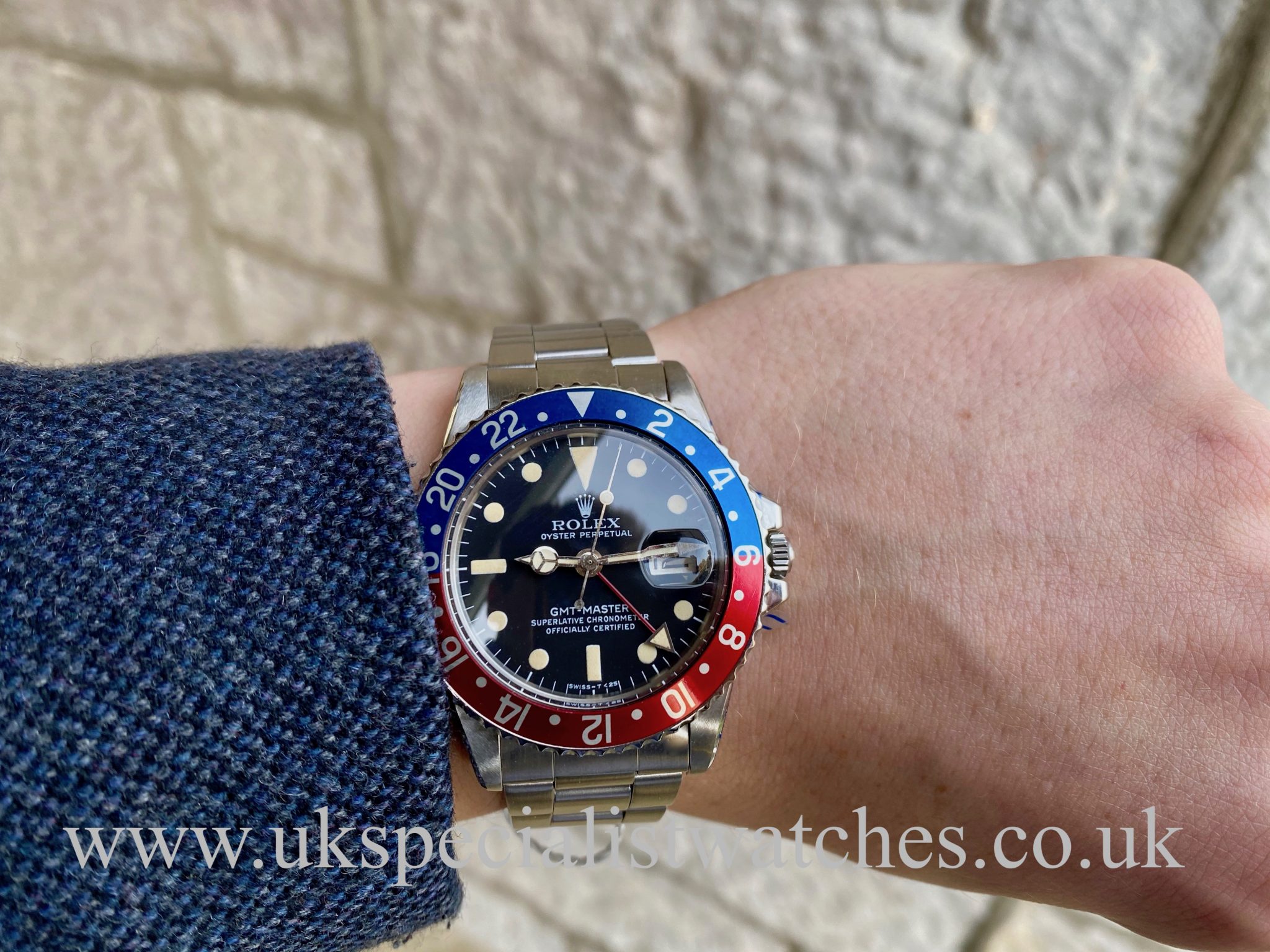 ROLEX GMT-MASTER PEPSI – 1675 – VINTAGE 