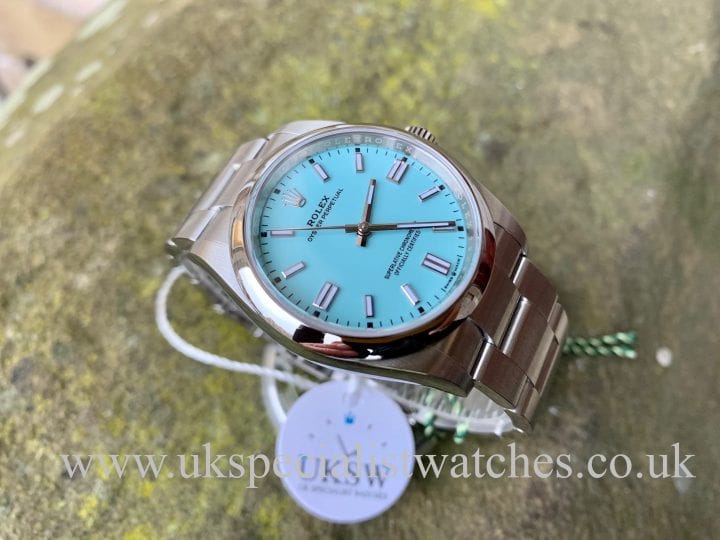 ROLEX OYSTER PERPETUAL – 36MM “TIFFANY” – NEW 2020 126000