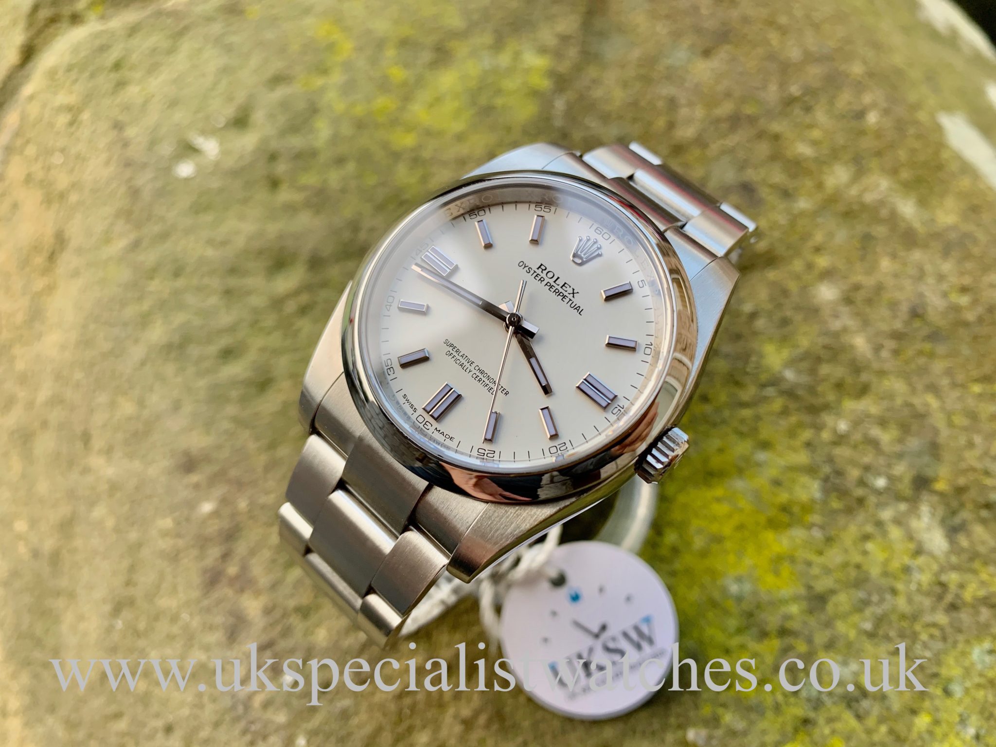 ROLEX OYSTER PERPETUAL – WHITE DIAL 