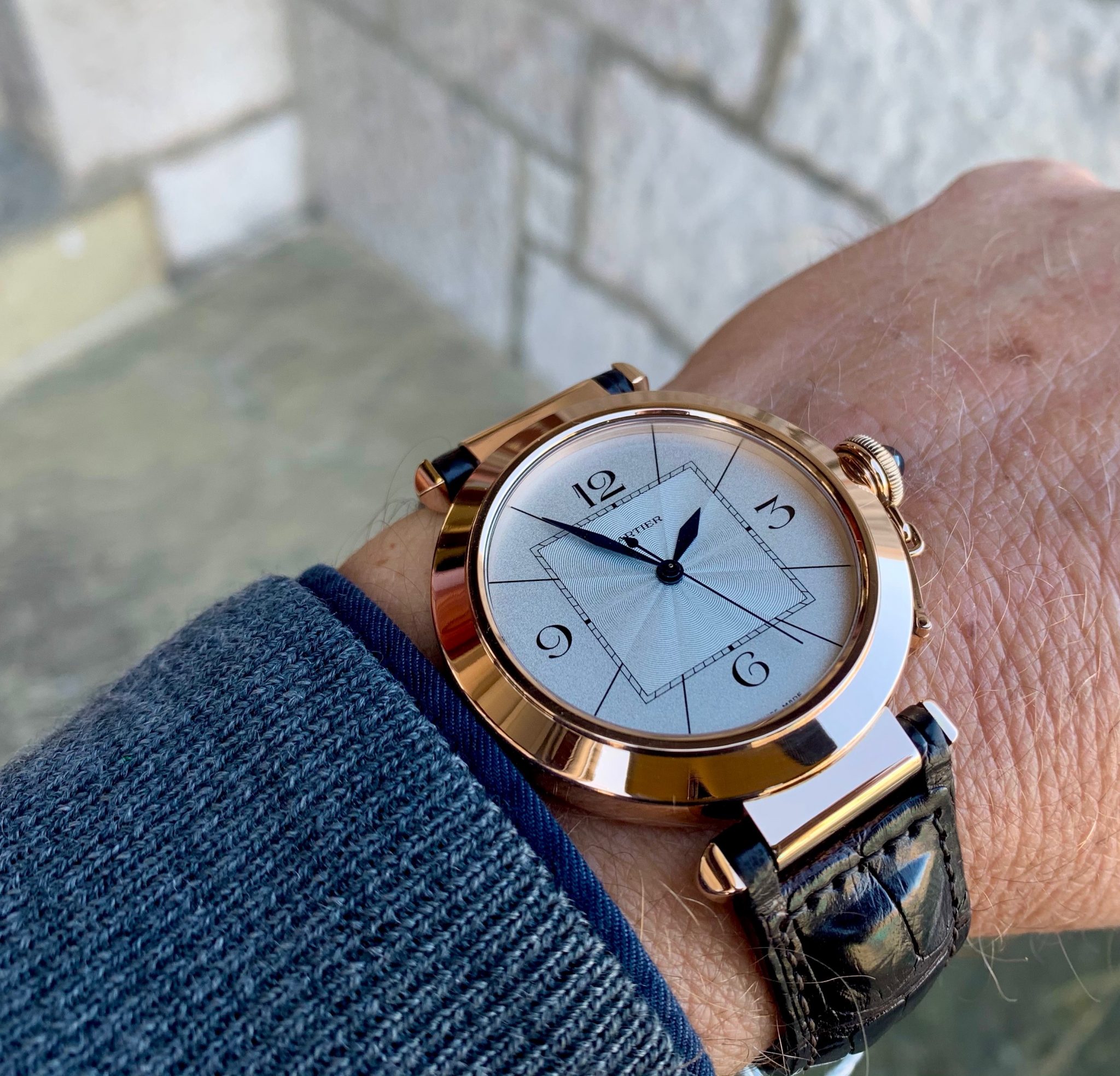 CARTIER PASHA 18CT ROSE GOLD - 2770 - 42MM LARGE SIZE - W3019351 - UK  Specialist Watches