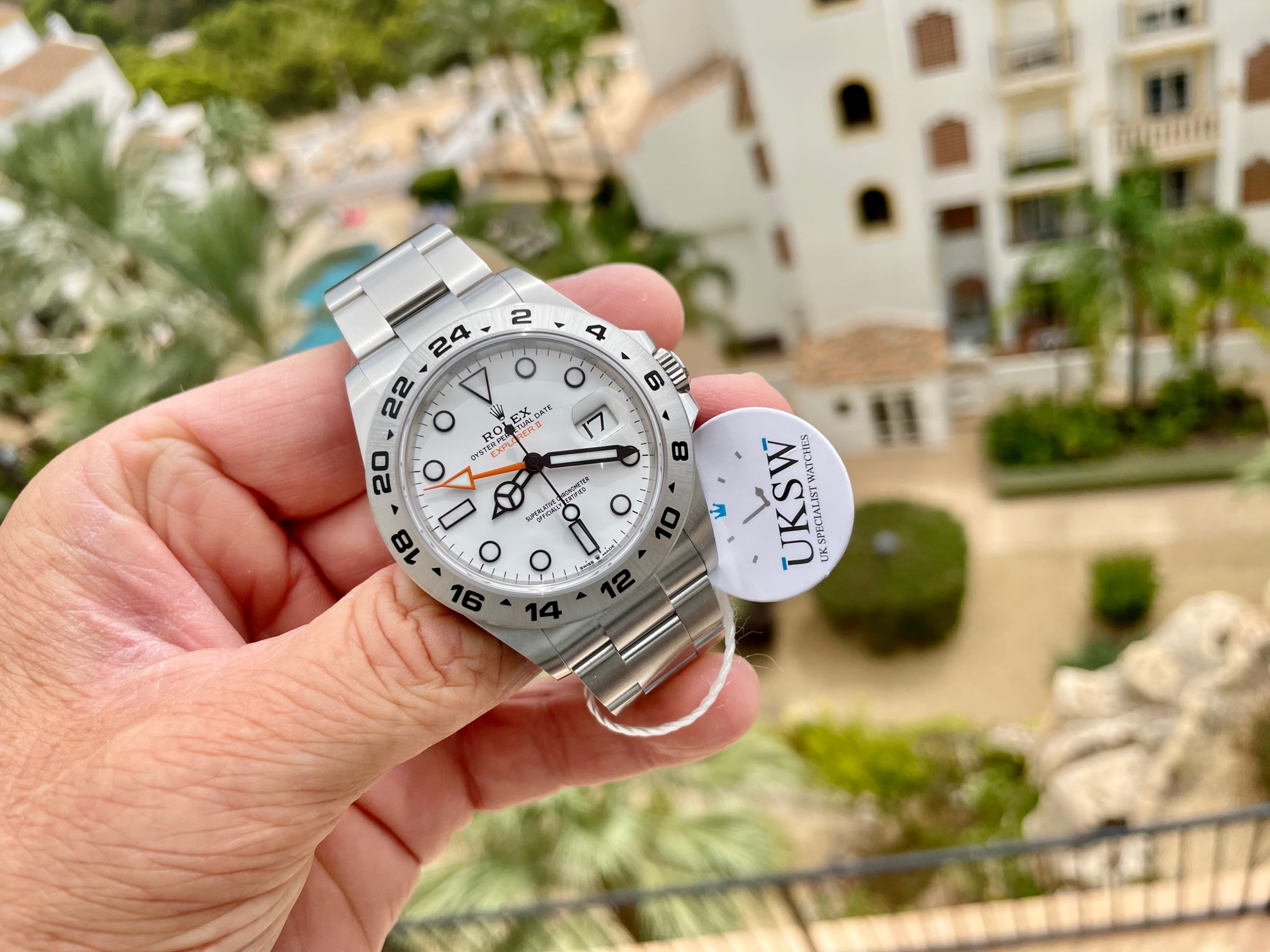 ROLEX EXPLORER II WHITE – STAINLESS 