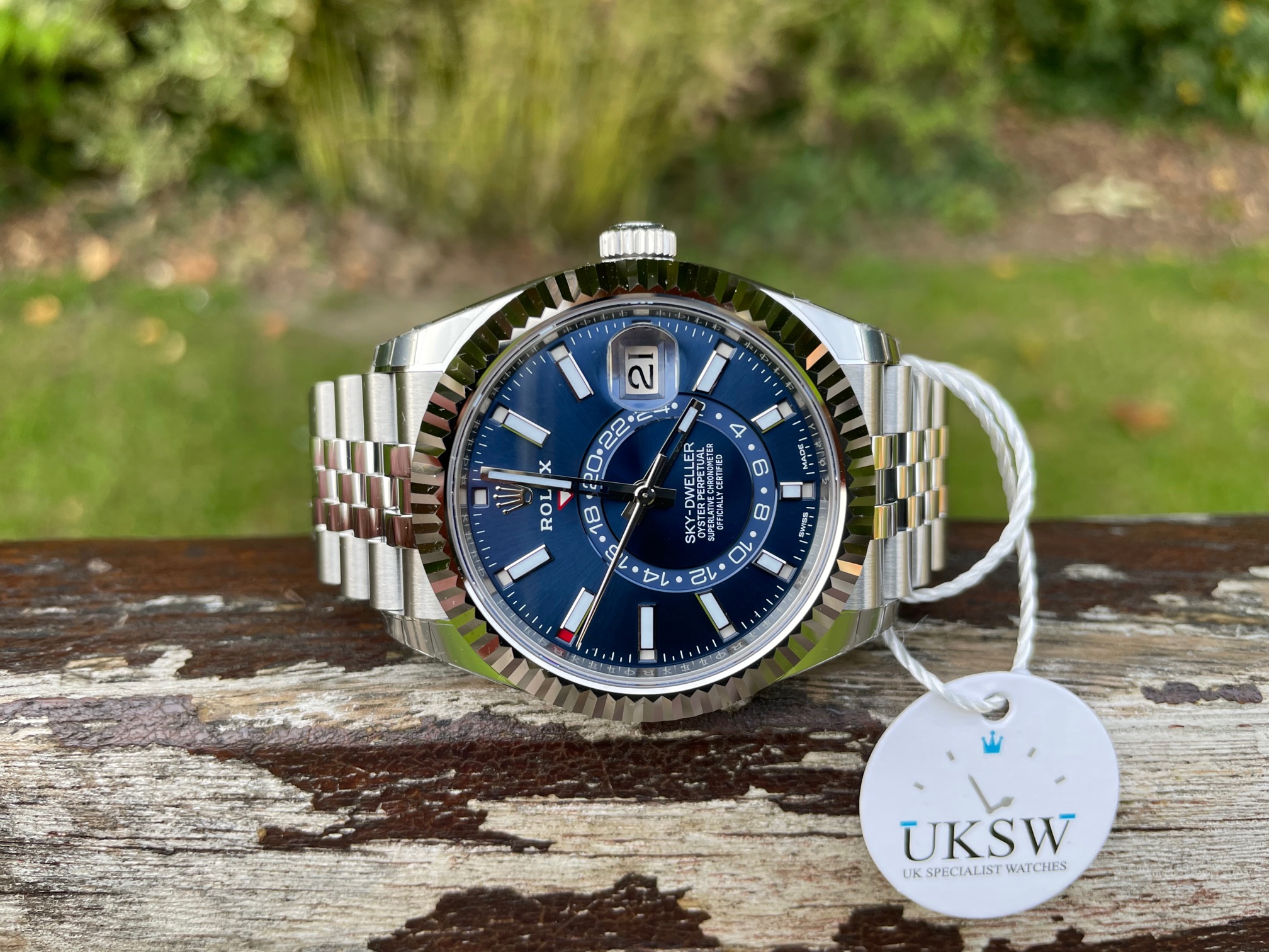 ROLEX JUBILEE BRACELET - STAINLESS STEEL – BLUE DIAL – 326934 - - UK Specialist Watches