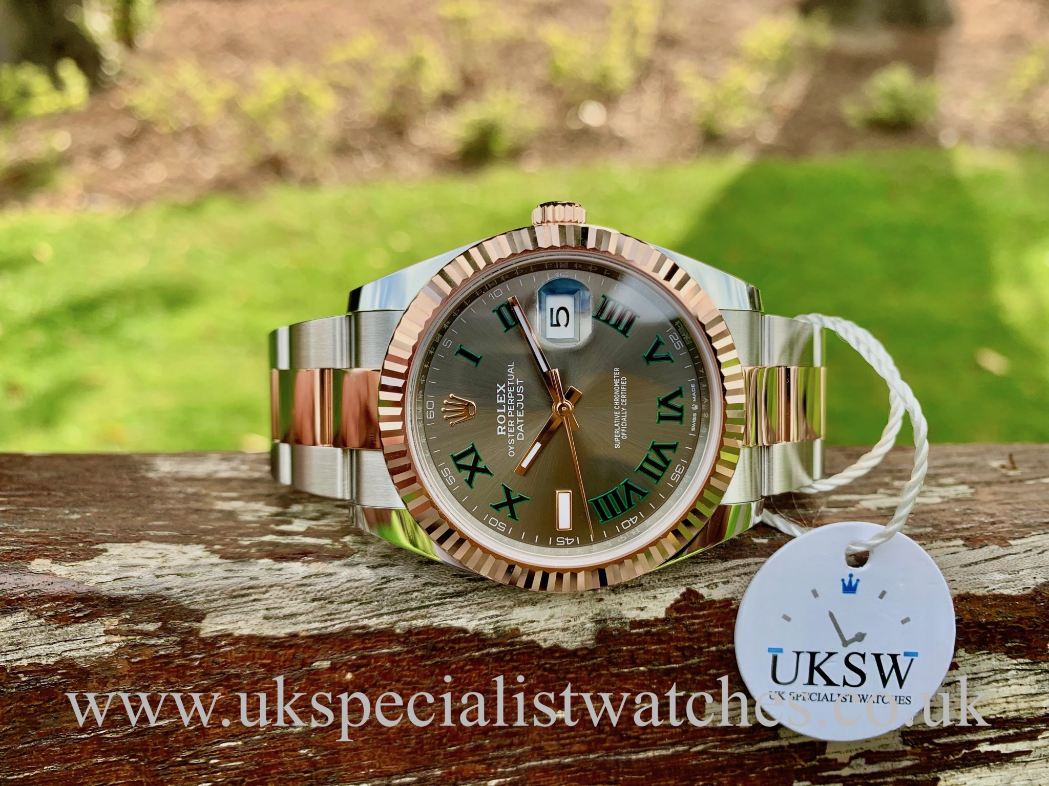 ROLEX DATEJUST II – 41MM – WIMBLEDON DIAL – 126331 – NEW / UNUSED