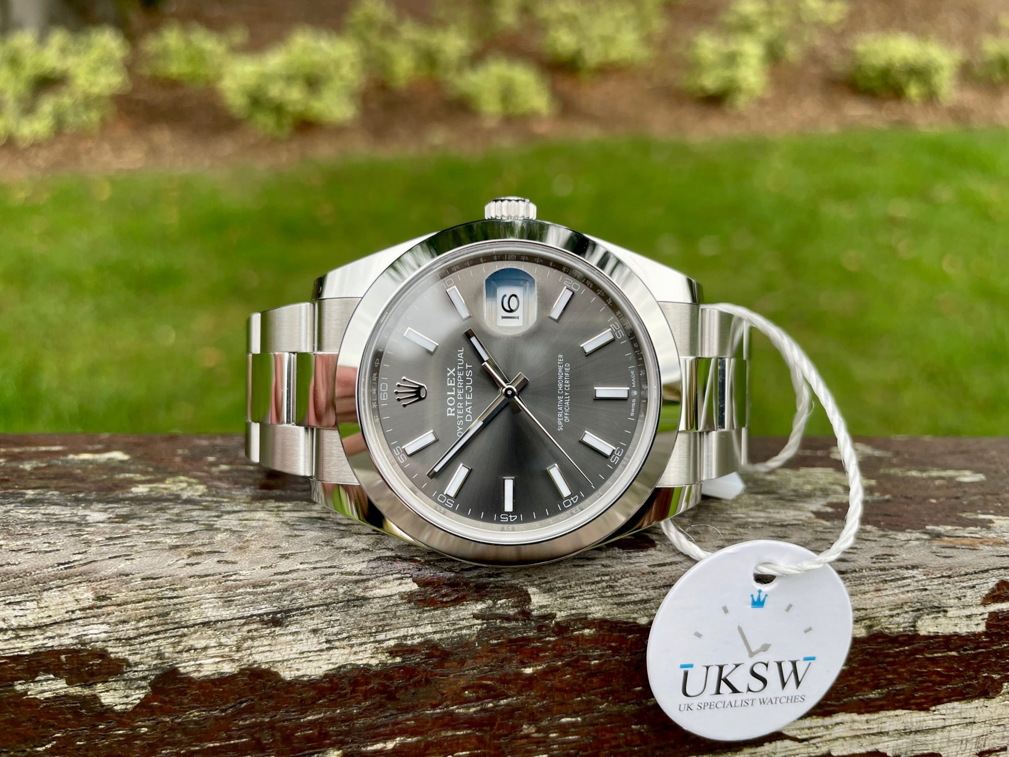ROLEX DATEJUST II STEEL – 41MM – RHODIUM DIAL – 126300 – 2021