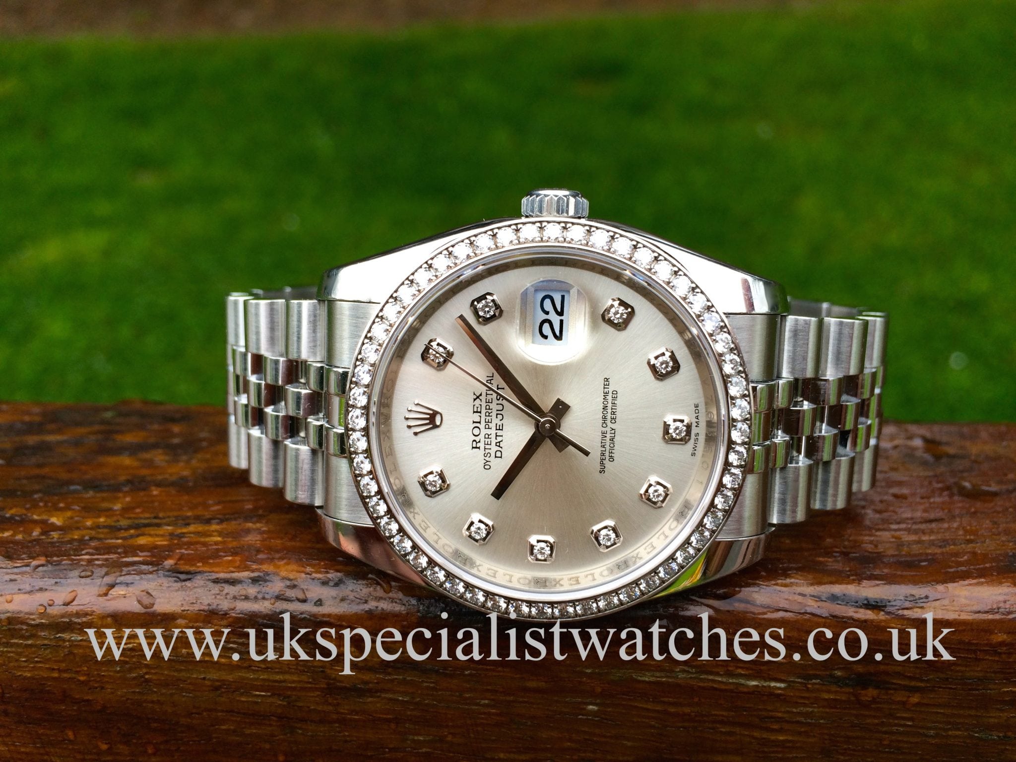 diamond bezel for rolex datejust 36mm