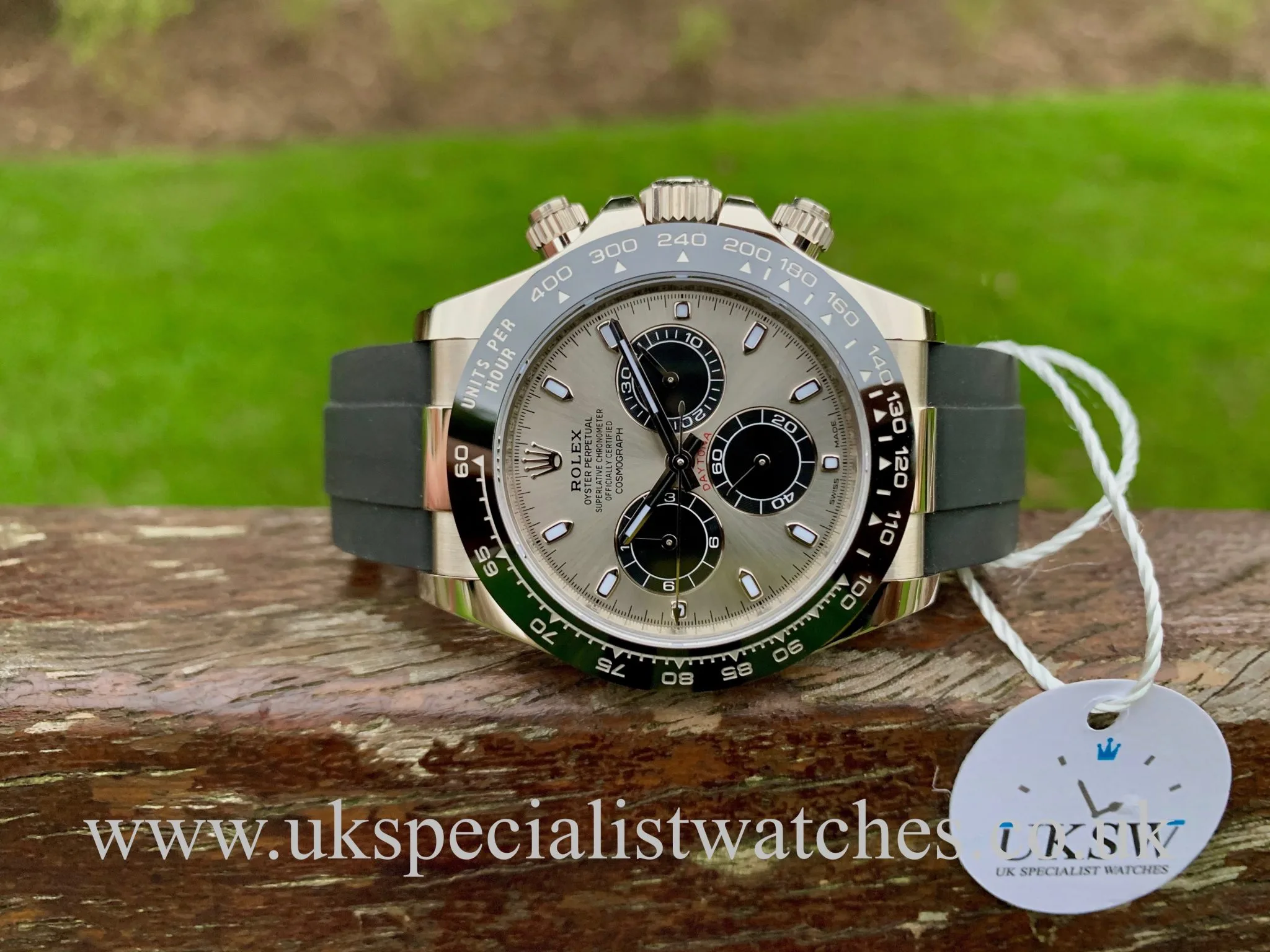 ROLEX DAYTONA OYSTERFLEX 18CT WHITE GOLD – 116519LN – NEW UNUSED
