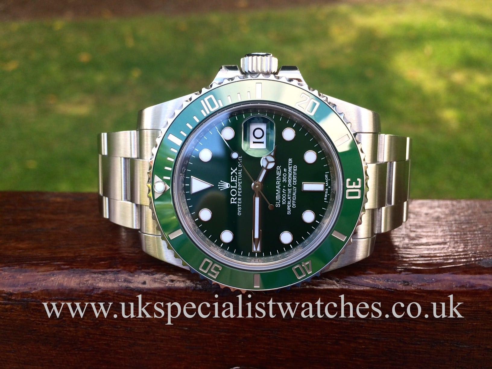 Rolex Submariner 116610LV - Hulk Green Ceramic Bezel - Rolex Watches UK ...