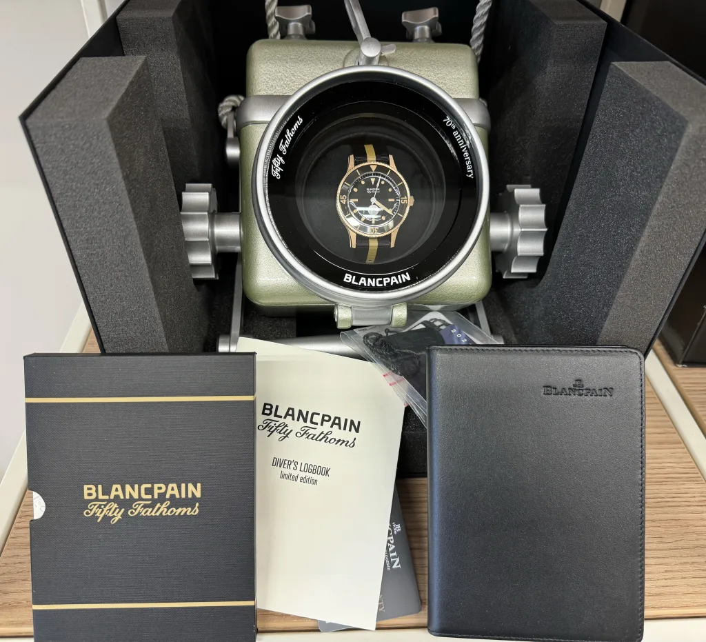 BLANCPAIN 70TH ANNIVERSARY - MIL SPEC-ACT 3-GOLD-5901 5630 NANA - UK ...