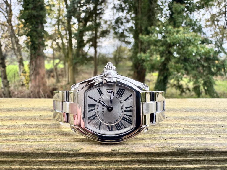 CARTIER ROADSTER 2675 – SILVER DIAL - LADIES STEEL