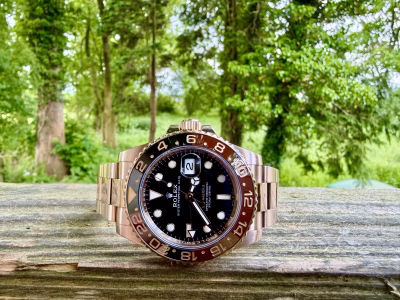 ROLEX GMT-MASTER II – ROSE GOLD – ROOTBEER – 126715CHNR